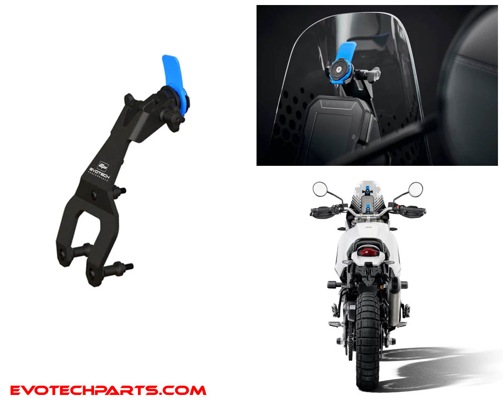 Ducati DesertX from 2022 Quad Lock Compatible Navi Holder by Evotech  Performance