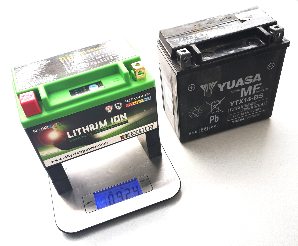 Honda CBR-1000 lithium ion battery HJTX14H-FP Lithium-Ionen-Batterien von JMT 